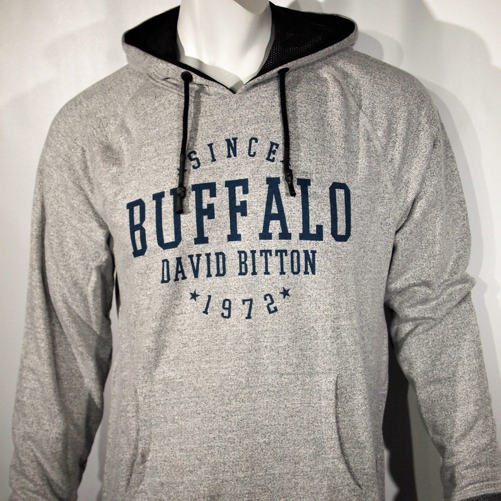 Buffalo David BItton logo hoodie sizes medium and large